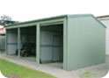 Open Farm Sheds with One Enclosed Bay